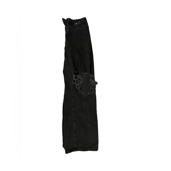 Wild Fable black baggy high rise ripped jeans - Picture 2 of 4